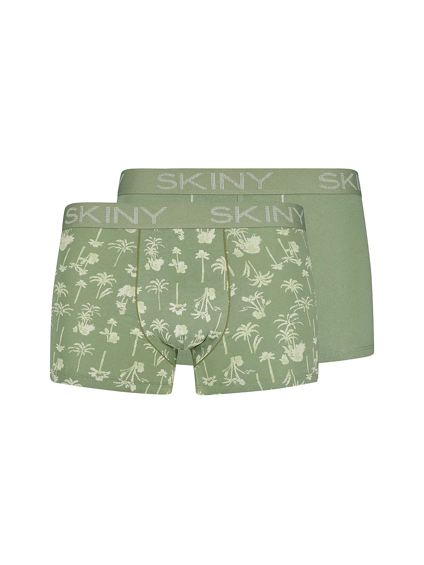 SKINY | Pants 2er Pkg. aquamarine leafs selection | grün